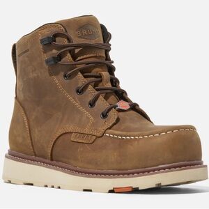 Brunt Men's Tan Leather Work Boots